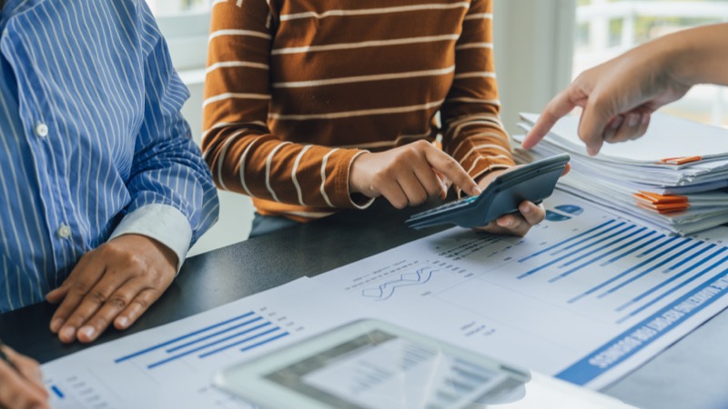 Team discussing equity compensation